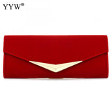 Clutch Bag Red Party Bag for Women Brand Luxury Blue Evening Bags Women's Baguette Handbags Chain Crossbody Shoulder Bags
