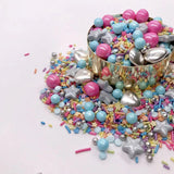 Colorful Edible  Sugar Beads Mix Fondant DIY Cake Baking Sprinkles Candy Ball Wedding Cake Decoration