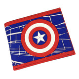 Comics Marvel Deadpo Purse Anime Captain America Spider-man Dead Po Wallets carteira masculina Super Heroes PVC Shor Wallet