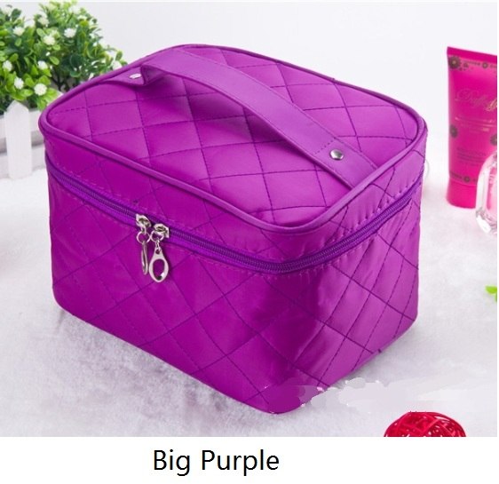 Cosmetic box 2018 female Quilted professional cosmetic bag women's large capacity storage handbag travel toiletry makeup bag ML1