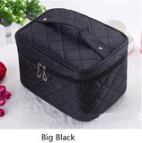 Cosmetic box 2018 female Quilted professional cosmetic bag women's large capacity storage handbag travel toiletry makeup bag ML1