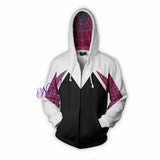 Cosplay Costume 3D Zipper Jacket Coat Outfit Clothing Oversized Hoodies Sweatshirt Men Women