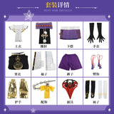 Cosplay Costume Game Genshin Impact Kujo Sara Cos Uniform Wig Anime Chinese Style Halloween Costumes For Women