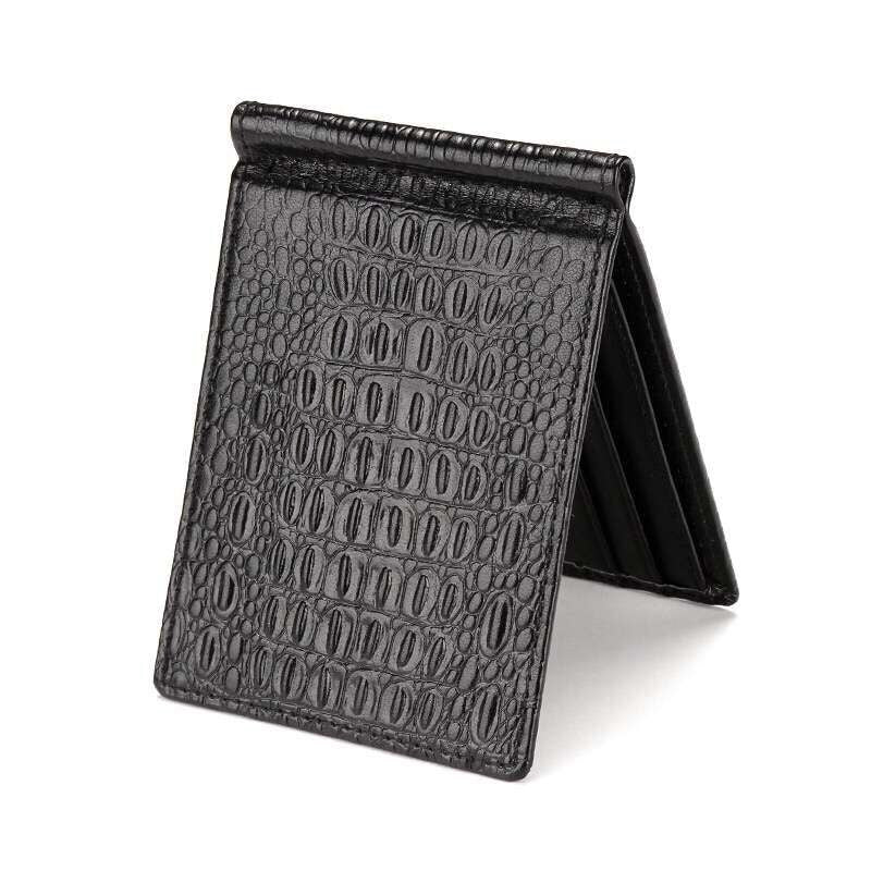 Credi Card Walle with Metal Clip Card Holder Shor Designer Dollar Price Small Walle 2017 New Fashion Purse Men Money Bag