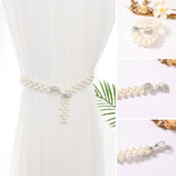 Curtain Ball Beaded Magnet Buckle Pearl Curtain Clips Magnetic Hanging Holders Tieback Clips Straps Accessories Home Decoration