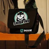 Cute Chai dog cartoon youth middle scho studen bag female shoulder bag Messenger bag