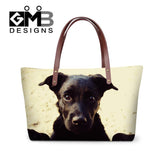 Cute Dog 3D Printed Handbag Organizer Inser for Girls Causal Tote Bag Over the Shoulder Bags for Women Female Large Hand bag