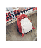 Cute Dog Fox Backpacks Animal ear embroidery corduroy bags scho notebook backpack for teenager girls rucksack travel mochila