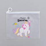 Cute Unicorn Clear Cosmetic Wash Bag Fashion PVC Toiletry Bag Travel Organizer Necessary Beauty Case Makeup Bag Bath Make Up Box