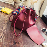 Fashion Colorful Strap Bucke Bag Women practical Pu Leather Shoulder Bag Ladies Crossbody Bags practical high-capacity