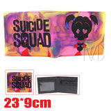 DC Comics Suicide Squad Bifold Walle Cosplay Joker Purse foldable Purse walle money bag christmas Gift