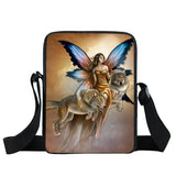Dark Gothic Vampire Beauty Mini Messenger Bag Women Handbag Children Scho Bags Girls Small Shoulder Bag Crossbody Bags Bookbag