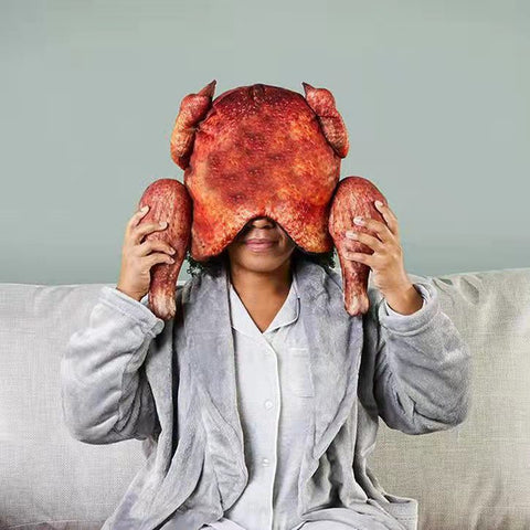 Deep Fried Turkey Pillow / Sleep Mask  for party thanksgiving
