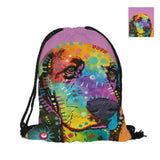 Drawstring Backpack With Beagle And Basse Houndb Designs Printing Lovely Dogs Bags For Scho Beach Used