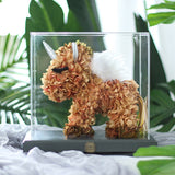 Dried flower unicorn gift box custom confession proposal birthday gift home decoration