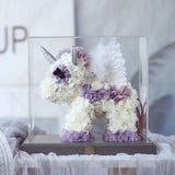 Dried flower unicorn gift box custom confession proposal birthday gift home decoration