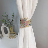 !!1PC Curtain Tieback Anti-rust Adjustable Alloy Glossy Curtain Holder Holdback Home Supplies
