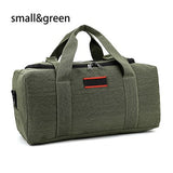 Large Capacity Canvas Hand Travel Bag Men Women Pure Color Portable Weekend Casual Travel Duffle Shoulder Luggage Bags