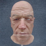 European Old Man  Silicone Mask Halloween  Day Not Latex  NFMASK