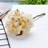 European Retro Hydrangea Artificial Flowers Branch for Vases Accessories DIY Wedding Home Garden Decorative Material Fake Flower