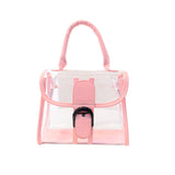 European Style Woman's Transparen Bags Female Summer Candy Color Handbag Cute Shoulder Bag Women bag