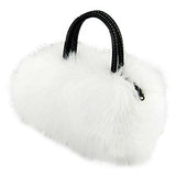 FGGS Winter Lady Girl Pretty Cute Lovely Plush Fur Hairy Handbag Luxury Designer Shoulder Bag Fur Small Messenger Crossbody Bag