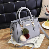 brand women hairball ornaments totes solid sequined handbag Ho party purse lady messenger crossbody shoulder bags