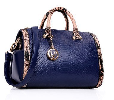 new ladies snake pattern leather handbag 2018women's high quality shoulder bag famous design multi-color crossbody bag