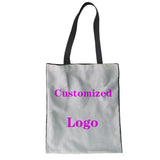 3D Customize Your Personalized Pattern Bags Women Large Handbags Tote Casual Feminine Shoulder Bag Ladies Crossbody