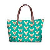 Animal Dog Pattern Women Shoulder Bags Chihuahua Female Handbags Girls Handbag Bag Cute Quality Tote Bags & Wallets