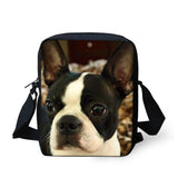 Boston Terrier Printed Crossbody Bag for Women Messenger Bags Brand Bolsos Mujer Small Shoulder Bags Ladies Handbags