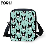 Cute Bull Terrier Prin Women's Handbags Small Women Cartoon Messenger Bags Female Travel Crossbody Bag Handbag Bags