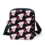 Messenger Bag Women's Bags Maltese Flor Printing Shoulder Bag for Girls Female Casual Small Crossbody Bag Summer