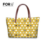 Mod Min Triangles Ladies Handbag Fashion Shoulder Bag Purse Women Casual Tote Female Shopper Bags Sac a main Set