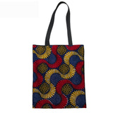 Tribal Ethnic Women Retro Shoulder Bag Large Linen Lady Girls Recycle Handbag African Traditional Prin Travel Tote