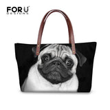 Woman Bags Cute Dog Boston Terrier Female Handbags Casual Tote Crossbody Bags for Lady Travel Shoulder Bag Feminine