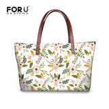 Women Handbag Fashion Summer Bloo Flower Prin Trendy Tote Long Purse Shoulder Bags Large Capacity 2018 Brand Bags