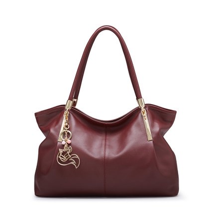 Brand Women Genuine Leather Bag Handbags Fashion Female Luxury Tote Cowhide Shoulder Bag