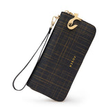 Brand Women Leather Wallets with Wristle Luxury Female Purse Women's Clutch Walle & Credi Bag & Cellphone Bag For Women
