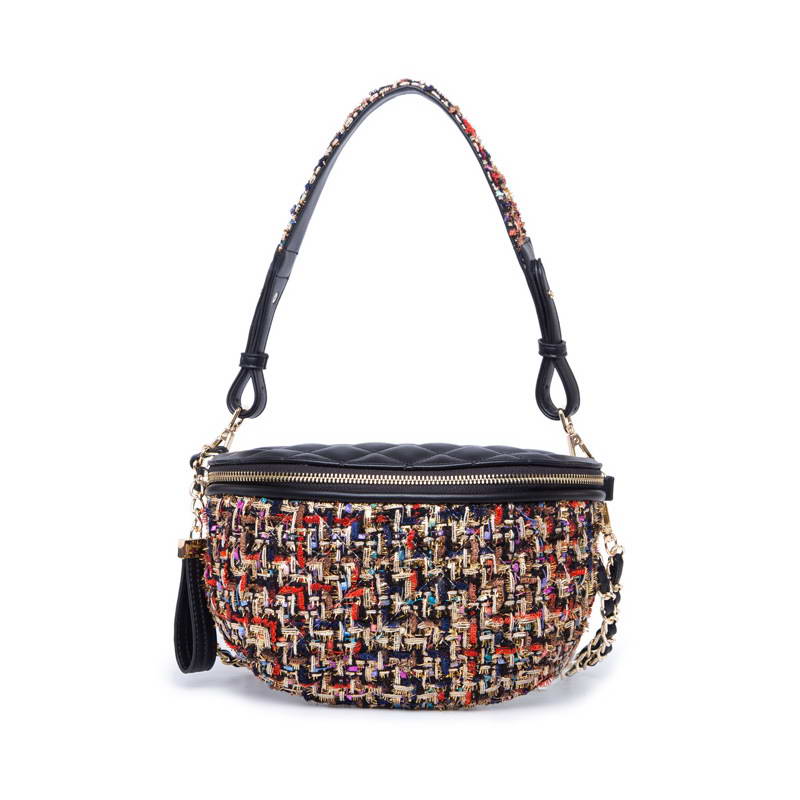 New Color Fiber Kni Women Wai Pack Designer Fanny Pack PU Leather Wai Bag Fashion Bum Bag Female Bag Bel WLAM0070