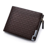 Fashion Designer leather Men walle with coin pocke billfold purse for man credi card holder money bag