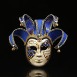Full Face Mini Venetian Mask Masquerade Mardi Gras Halloween/Wedding Wall Decorative Art Collection Holiday Party Mask