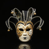 Full Face Mini Venetian Mask Masquerade Mardi Gras Halloween/Wedding Wall Decorative Art Collection Holiday Party Mask