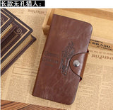 Fashion Retro Designer Men Wallets 3 Patterns Classic Hasp Casual Brown ID Credi Card Holders Purse Walle For Men Gifts