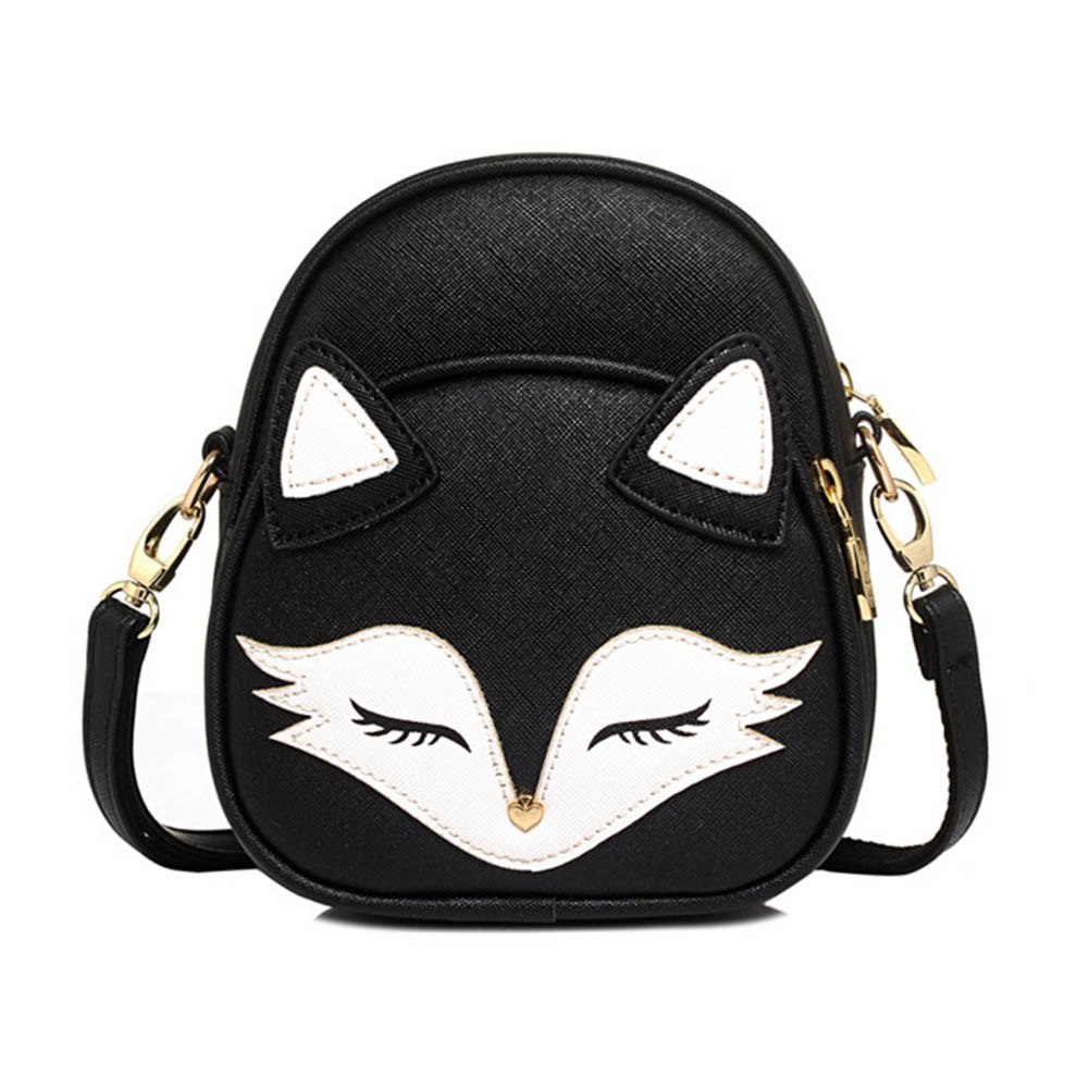 Fashion Summer Women Mini Crossbody Messenger Bags PU Leather Lovely Fox Ladies Girls Casual Shoulder Bag FA$B Women bag