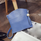 Fashion Tassel Women Bag Leather Clutch Women's Handbags Ladies Casual Cross Body Shoulder Bags Messenger Handbag High Quality