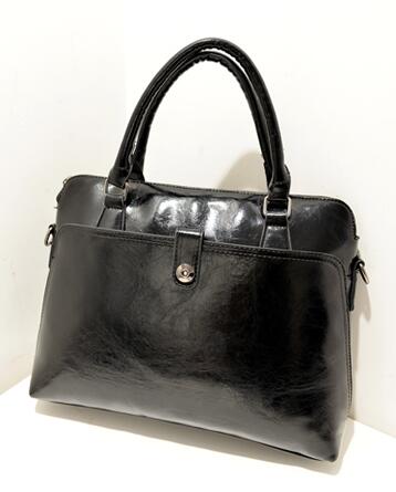 Fashion Vintage Classic Handbag Unisex Briefcase Women Design Paten leather Business Tote Holographic Female Trend Shoulder bag