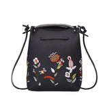 Fashion Woman Mini Embroidery Bucke Designer Messenger Bags Women Shoulder Bag Handbags Ladies Small Flap Bolsa