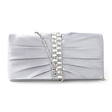 Fashion Women 2018 Lady Bridal Party Evening Bag Prom Shoulder Bags Clutch Handbag Purse Walle Stylish Leather Satin Hasp Bag