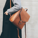 Fashion Women Backpack 2018 PU Leather Retro Female bag schoolbags Teenage Girl High Quality Travel books Rucksack Shoulder Bags
